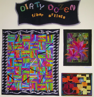 Image - "Dirty Dozen" Banner and 3 quilts