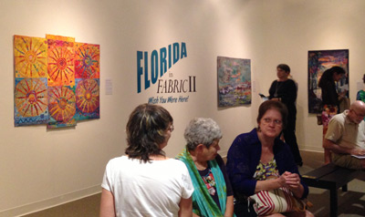 Florida in Fabric opening reception, AdventureQuilter.com