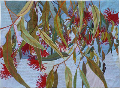 Image - Ruth de Vos Eucalyptus Spectacular art quilt