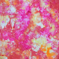 Image - fuschia, orange and yellow abstract