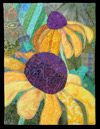 Image - Garden for Peggy, art quilt by Ellen Lindner, AdventureQuilter.com