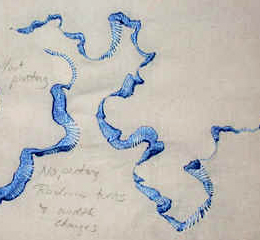 Image - blue squiggly stitching