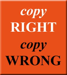 Image - orange copyright notice