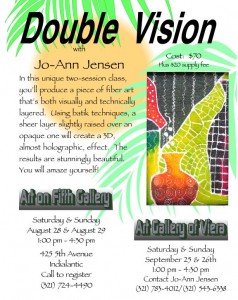 Double Vision Both Galleries flyer