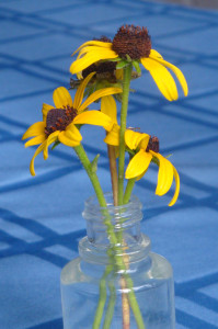 Inspiration photo for a small floral quilt.  Ellen Lindner, www.AdventureQuilter.com