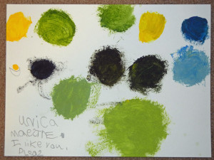 Learning about color mixing with Ellen Lindner, AdventureQuilter.com