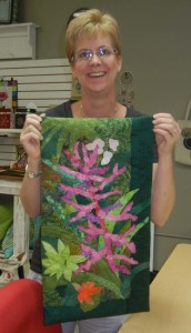 Ellen Lindner's "Design Your Own Nature Quilt" class. AdventureQuilter.com