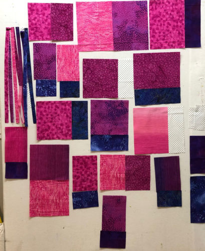 Can commercial fabrics be used for a "Slice and Dice" quilt? Ellen Lindner, AdventureQuilter.com/blog
