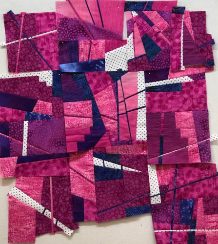 Can commercial fabrics be used for a "Slice and Dice" quilt? Ellen Lindner, AdventureQuilter.com/blog