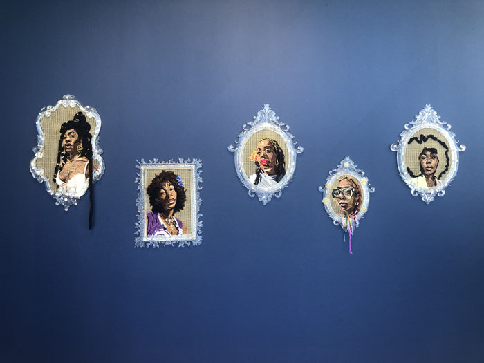 Kandy Lopez: Portraits in Yarn, Ellen Lindner, AdventureQuilter.com/blog