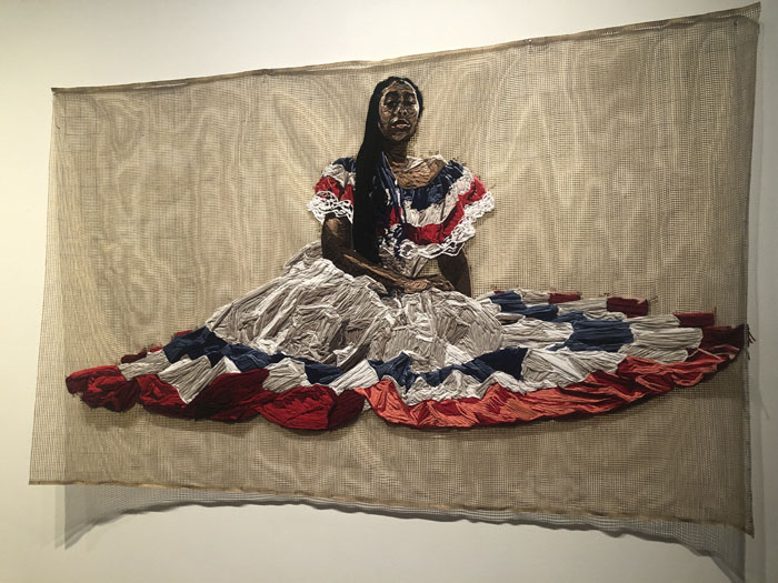 Kandy Lopez: Portraits in Yarn, Ellen Lindner, AdventureQuilter.com/blog