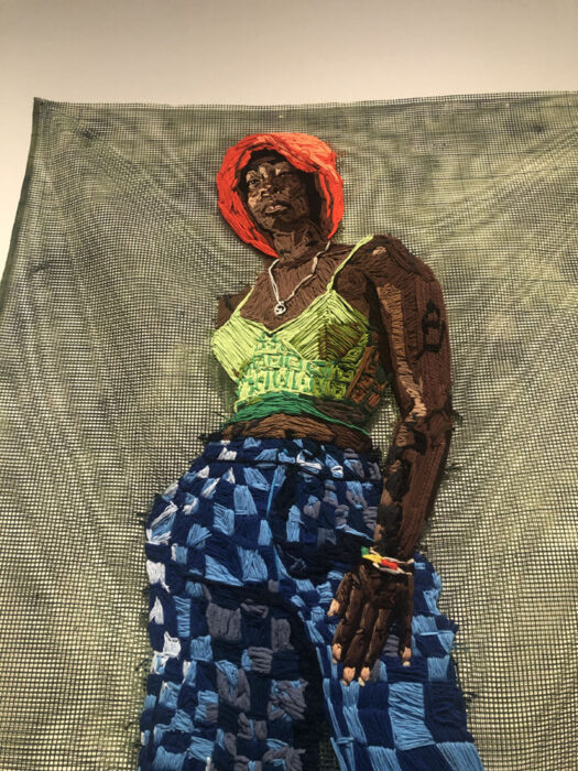 Kandy Lopez: Portraits in Yarn, Ellen Lindner, AdventureQuilter.com/blog