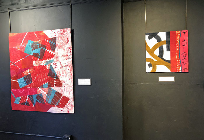 More Work from My Solo Show. Ellen Lindner, AdventureQuilter.com/blog