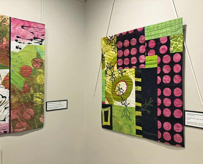 More Work from My Solo Show. Ellen Lindner, AdventureQuilter.com/blog