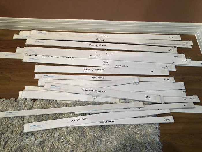 Prepping for a Solo Show: Bedford, VA. Ellen Lindner, AdventureQuilter.com/blog