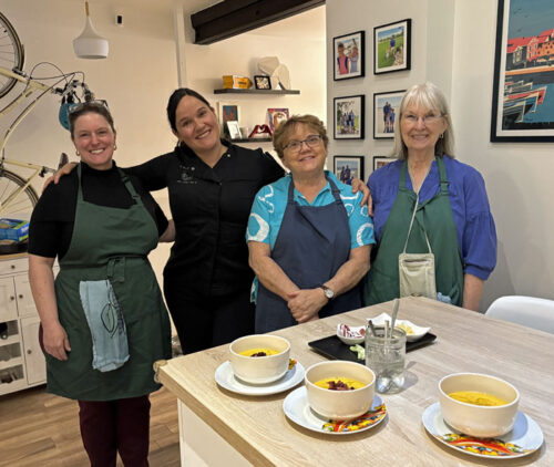 A Cooking Class in Paris. Ellen Lindner, AdventureQuilter.com/blog