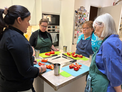 A Cooking Class in Paris. Ellen Lindner, AdventureQuilter.com/blog