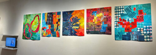Opening Reception: "Fabric, Dye, & Serendipity." Ellen Lindner, AdventureQuilter.com/blog
