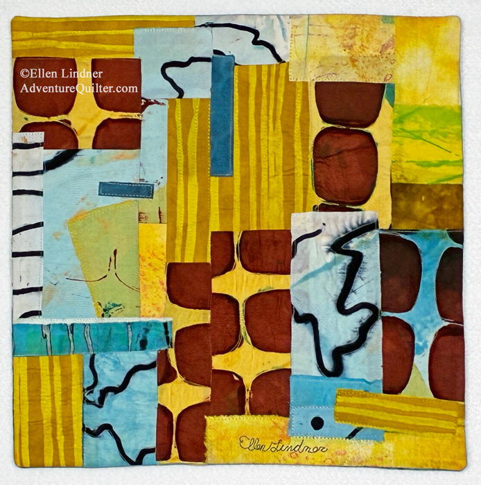 Thinking about Proportion and Scale. Ellen Lindner's thoughts on AdventureQuilter.com/blog