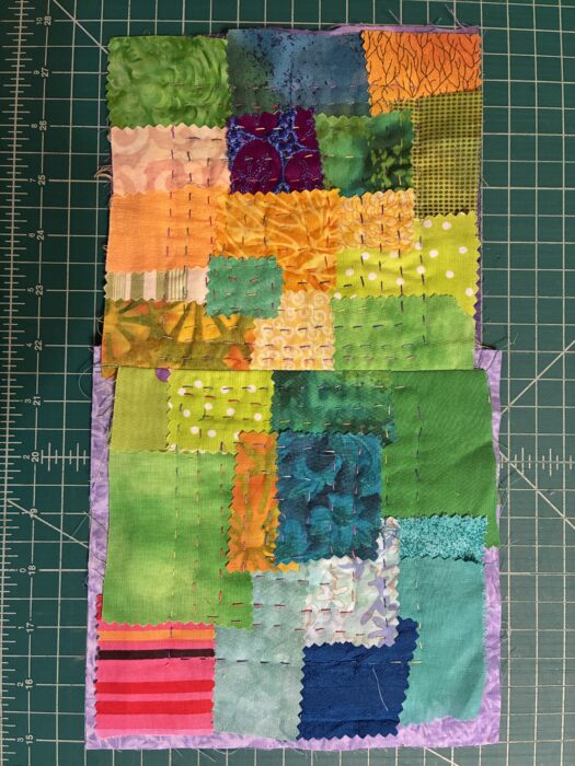 Joining Kawandi Blocks. Ellen Lindner, AdventureQuilter.com/blog
