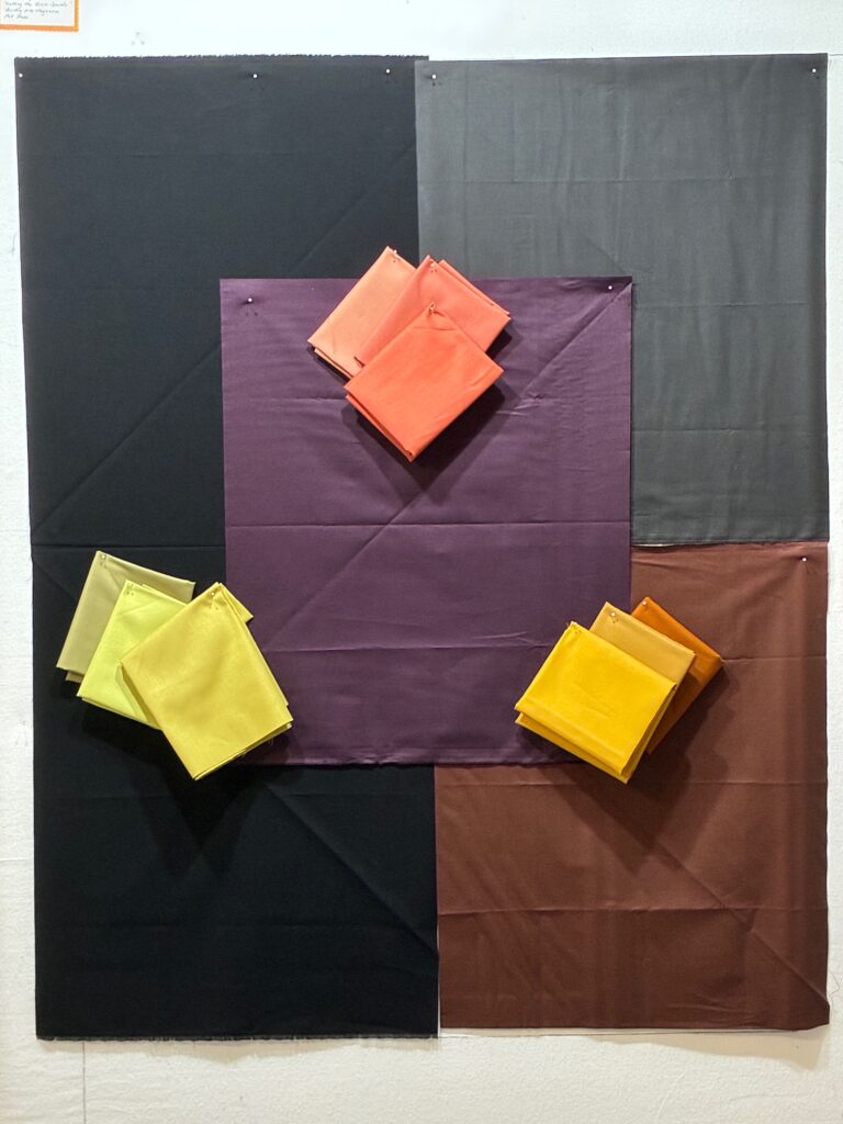 Me? Working with Solids? Ellen Lindner's blog, Adventurequilter.com/blog