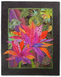 High Ti, an art quilt by Ellen Lindner. AdventureQuilter.com