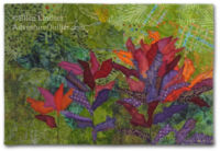 Ti Party, an art quilt by Ellen Lindner. AdventureQuilter.com