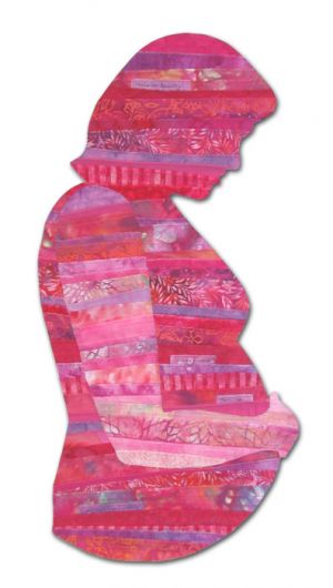 Whispered Prayers, an art quilt by Ellen Lindner. AdventureQuilter.com