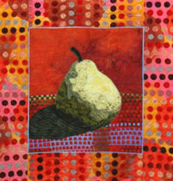 Made using Ellen Lindner's Double Reverse Applique technique. AdventureQuilter.com