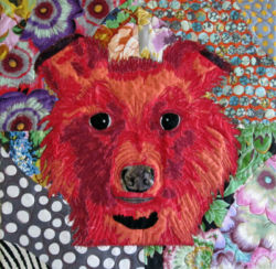 Made using Ellen Lindner's Double Reverse Applique technique. AdventureQuilter.com