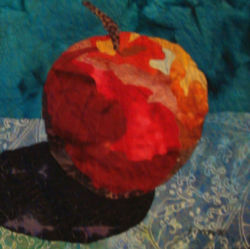 Made using Ellen Lindner's Double Reverse Applique technique. AdventureQuilter.com