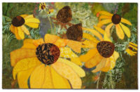 Natural Progression, an art quilt by Ellen Lindner. AdventureQuilter.com
