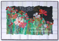 Cosmo Boogie, an art quilt by Ellen Lindner. AdventureQuilter.com