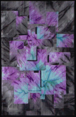 Judith Gleason's results from Ellen Lindner's Instant Art Quilt class. AdventureQuilter.com
