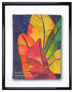 Love It and Leaf It #3. Easy class with Ellen Lindner. AdventureQuilter.com