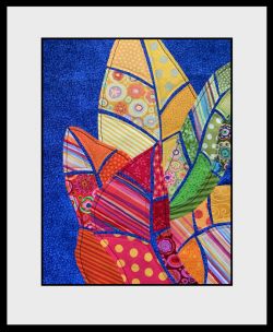 "Love It and Leaf It" student work. Ellen Lindner, AdventureQuilter.com/blog