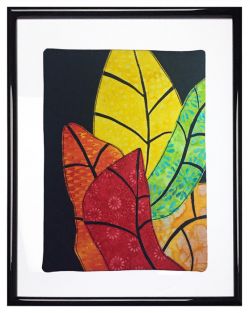 "Love It and Leaf it" class sample. Ellen Lindner, AdventureQuilter.com