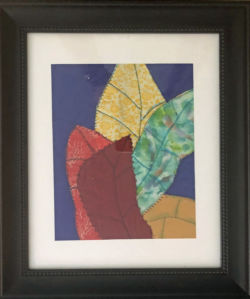 Student work from Ellen Lindner's "Love It and Leaf It" class. AdventureQuilter.com