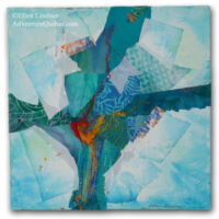 Cruciform #1 Cruciform #1, a fabric collage by Ellen Lindner
