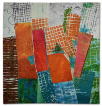 Rhythm of the City Rhythm of the City, an art quilt by Ellen Lindner. AdventureQuilter.com