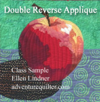 Double Reverse Applique ebook by Ellen Lindner. AdventureQuilter.com