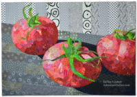 Vine Ripened, an art quilt by Ellen Lindner. AdventureQuilter.com/blog