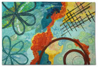 Brainstorm, an art quilt by Ellen Lindner. AdventureQuilter.com/blog