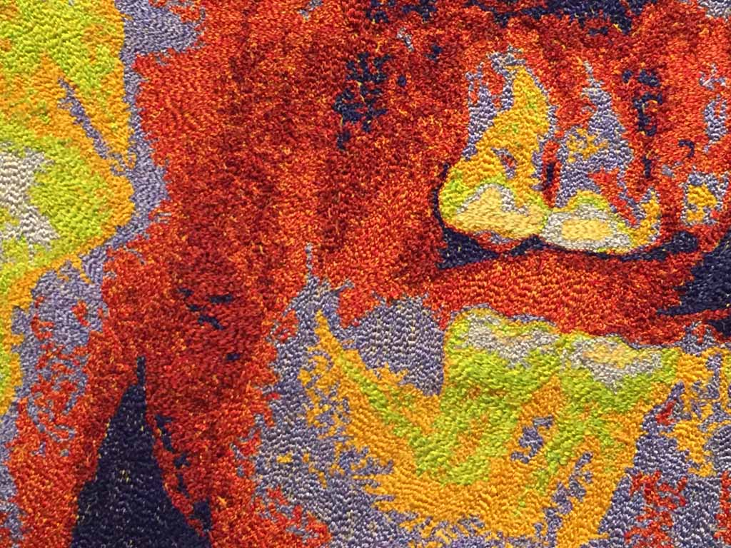 A View Within exhibit. Ellen Lindner, AdventureQuilter.com/blog