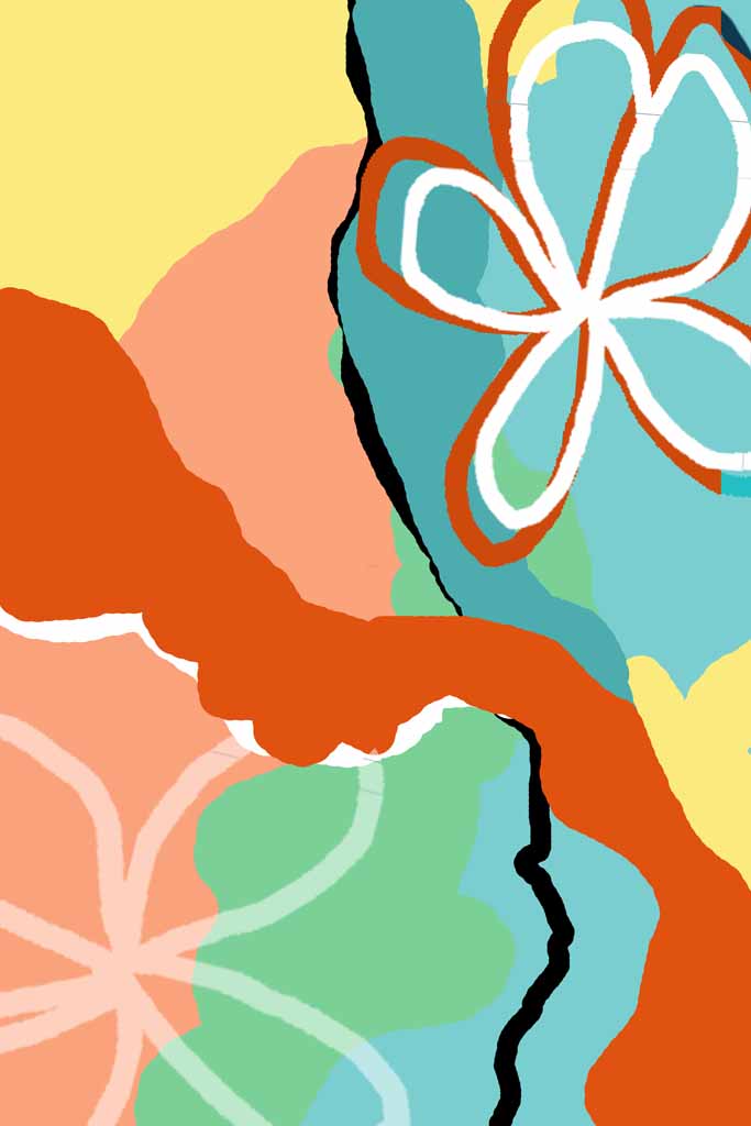 An abstract art quilt in-progress. Ellen Lindner, AdventureQuilter.com/blog