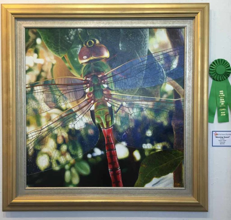 100% Pure Florida 2016 exhibit. Ellen Lindner, AdventureQuilter.com/blog