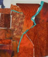 Planning a new art quilt with Ellen Lindner. AdventureQuilter.com/blog