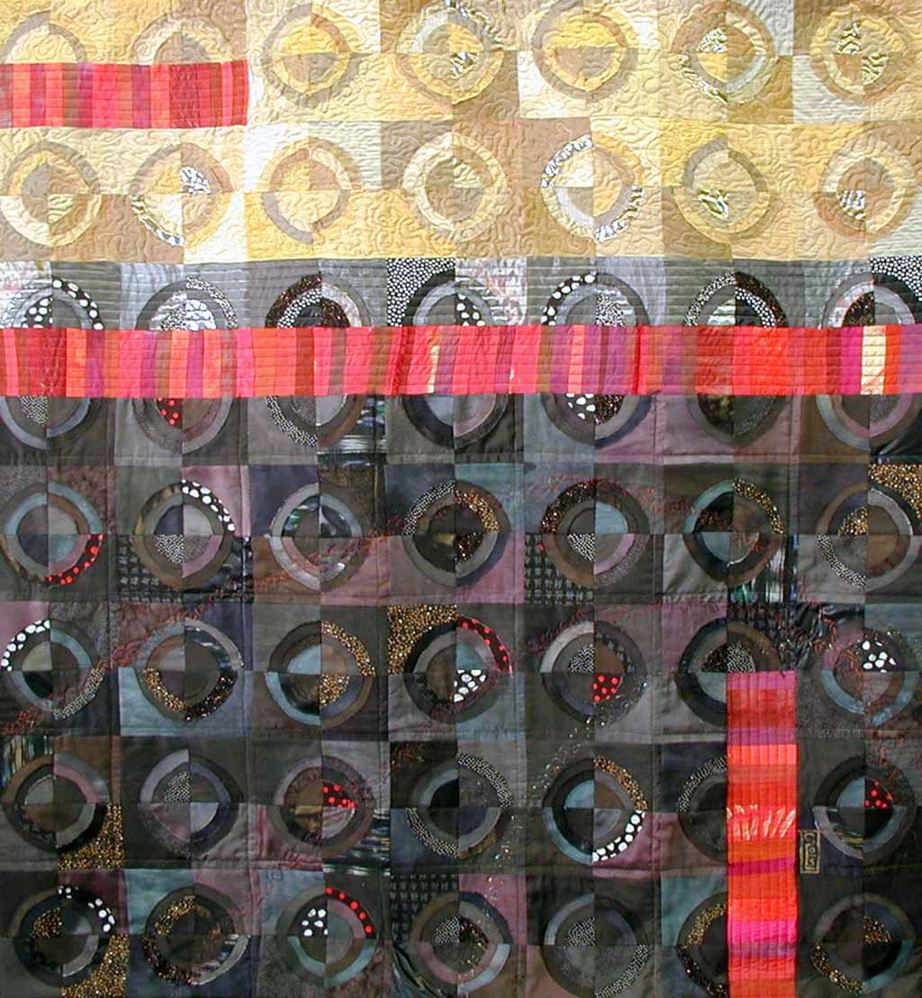 Stitched: Embracing the Quilt as Fine Art. Ellen Lindner, AdventureQuilter.com/blog