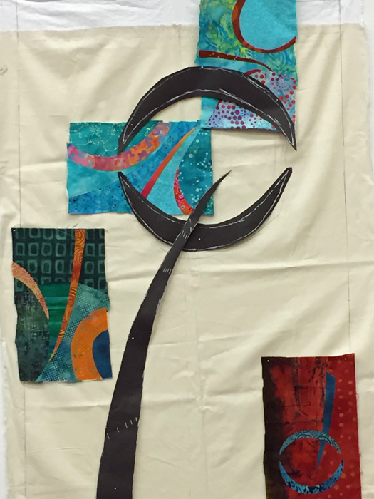 Translating Sketches to Color. Ellen Lindner, AdventureQuilter.com/blog