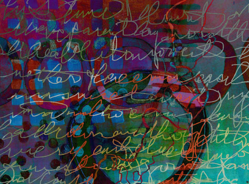 Blending Layers in Photoshop Elements. Ellen Lindner, AdventureQuilter.com/blog